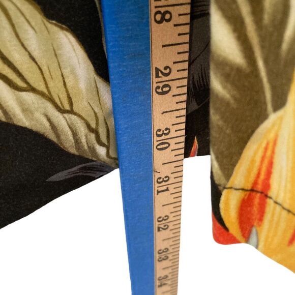 Paradise Found 2X Black Bird of Paradise Hawaiian Shirt Aloha Vintage 1980s - Picture 6 of 9